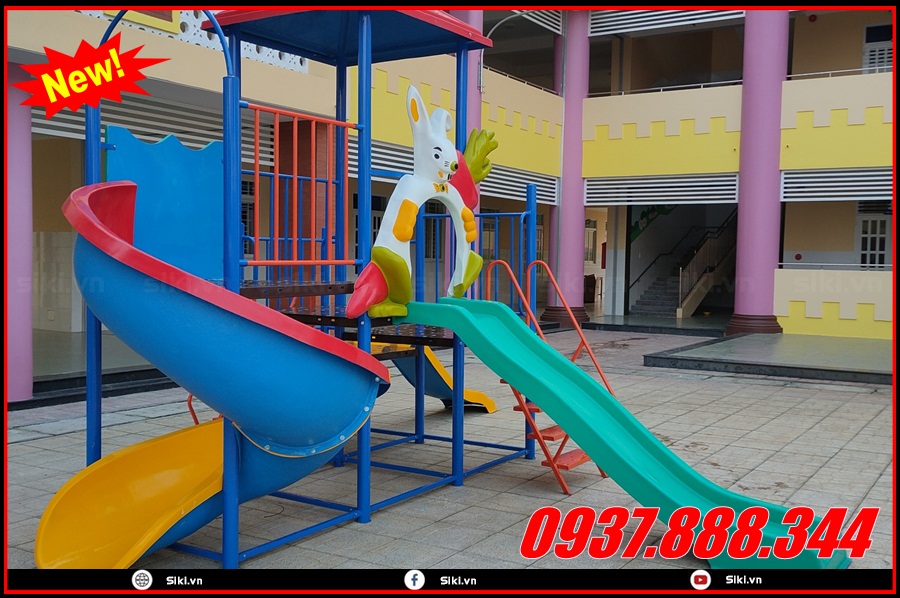 Những mẫu cầu trượt ngoài trời 2019 2020 được ưu chuộng nhất