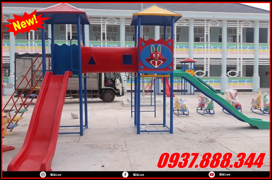 Trang bị cầu trượt liên hoàn có an toàn không?