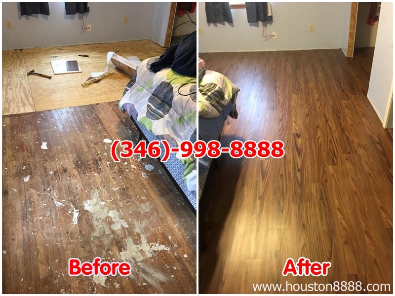 Hình ảnh lót sàn gỗ Remodeling nhà, Remodeling cơ sở thương mại ở Houston