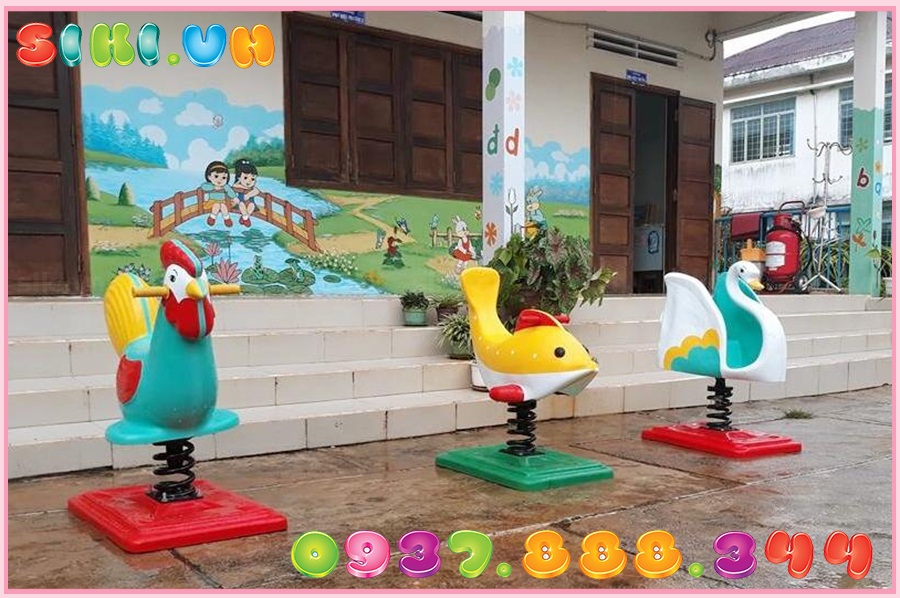 Lắp đặt thú nhún lò xo có an toàn cho trẻ không?